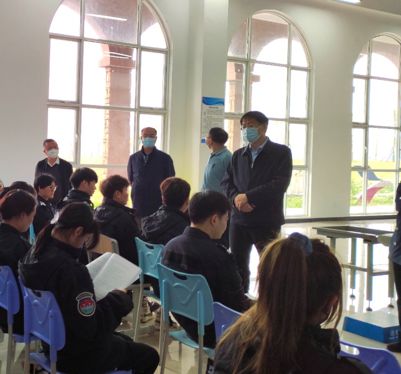 省教育廳鄒聯(lián)克廳長(zhǎng)一行到我院調(diào)研安全穩(wěn)定和疫情...